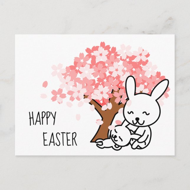 Happy Easter Holiday Postcard (Front)