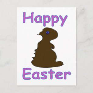 Happy Easter Holiday Postcard