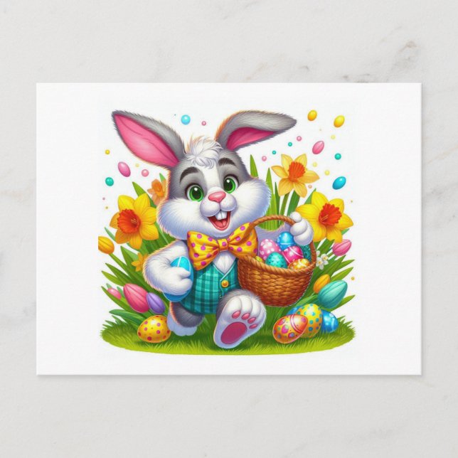 Happy Easter   Holiday Postcard (Front)