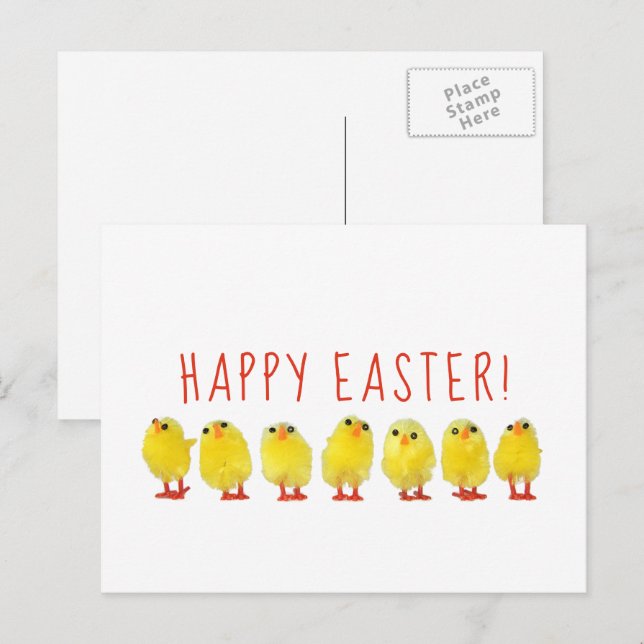 Happy Easter Holiday Postcard (Front/Back)