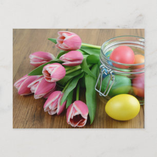 Happy Easter Holiday Postcard