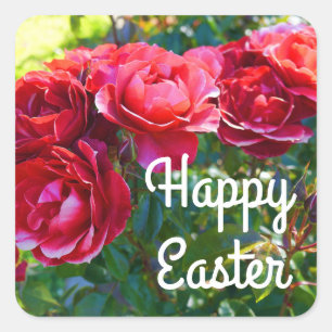 Happy Easter Hot Cocoa Rose #3 Stickers