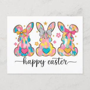 Happy Easter Hues Holiday Postcard