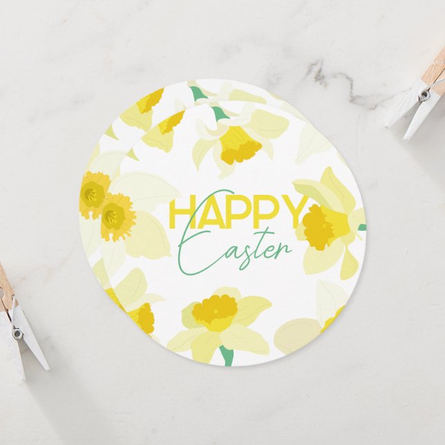 Happy Easter. Invitation (Front/Back In Situ)