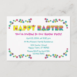 Happy Easter Invitation