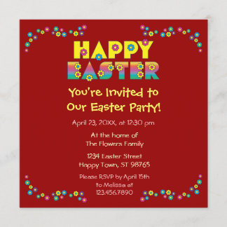 Happy Easter Invitation