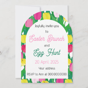 Happy Easter. Invitation