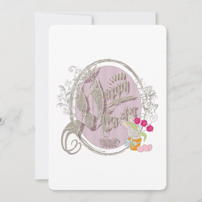 Happy Easter - Invitation Card (Front)