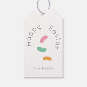 Happy Easter Jelly Candy Party Gift Tags