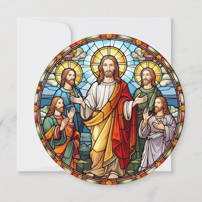 Happy Easter Jesus Christ Disciples Card (Front)