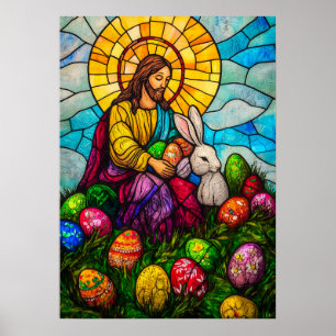 Happy Easter Jesus Christ Poster