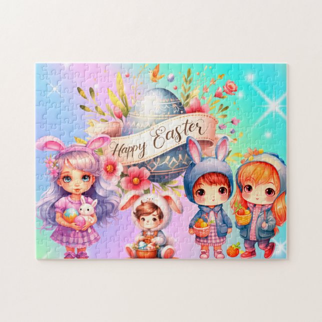 Happy Easter Jigsaw Puzzle (Horizontal)