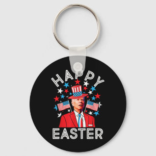 Happy Easter Joe Biden 4th Of July Memorial Indepe Key Ring