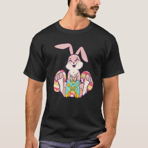 Happy Easter Joystick Bunny Ear Funny Gaming Kids  T-Shirt