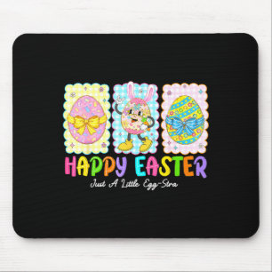 Happy Easter Just A Little Egg-stra Funny Eggs Kid Mouse Mat