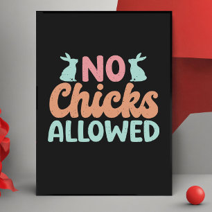 Happy Easter - Kawai Baby Rabbit Poster