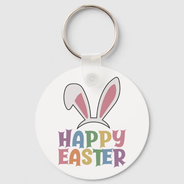 Happy Easter                        Key Ring (Front)