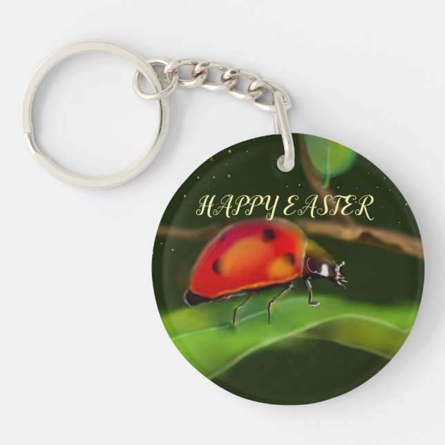 Happy Easter Key Ring (Front)