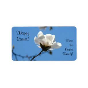 Happy Easter Labels gifts Homemade Goodies Floral