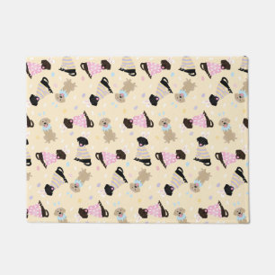 Happy Easter Labrador Retriever Dogs Doormat