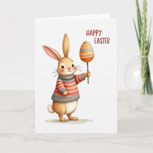 Happy Easter Lagomorph Card