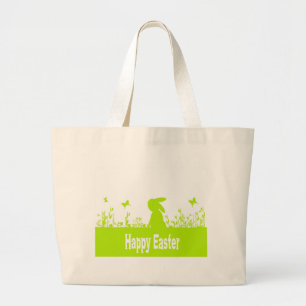 Happy Easter Large Tote Bag