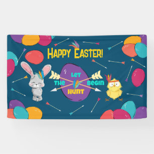 Happy Easter Let The Hunt Begin Banner