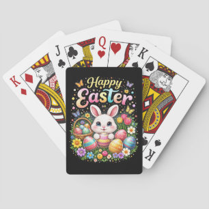 Happy Easter Little Bunny Playing Cards