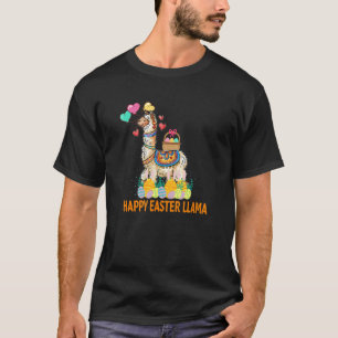 Happy Easter Llama Bunny Funny Eggs Hunting Kids B T-Shirt