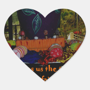 Happy Easter Love Faith and Hope Wishes Heart Sticker