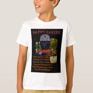 Happy Easter Love Faith and Hope Wishes T-Shirt