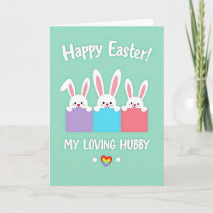 Happy Easter Loving Hubby Card