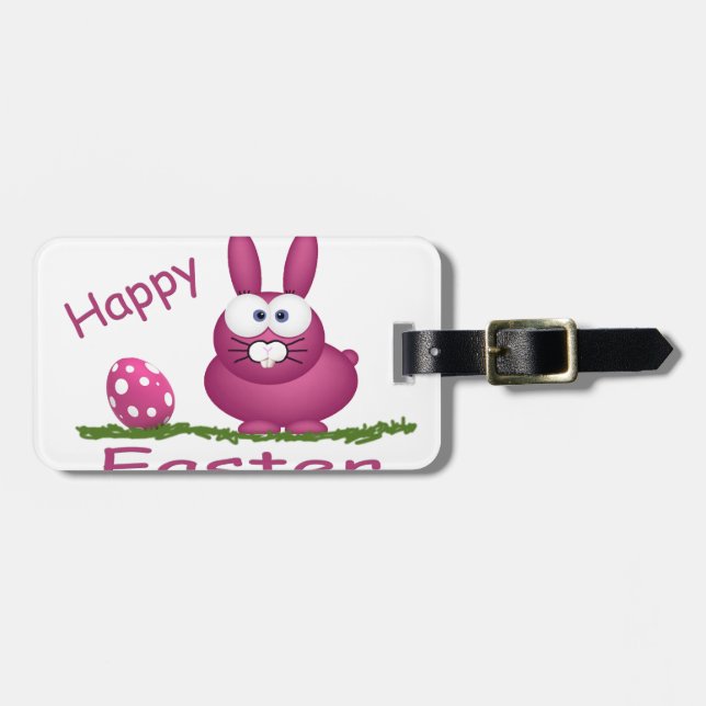 Happy Easter Luggage Tag (Front Horizontal)