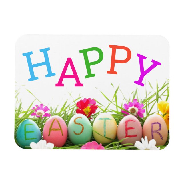 Happy Easter Magnet (Horizontal)