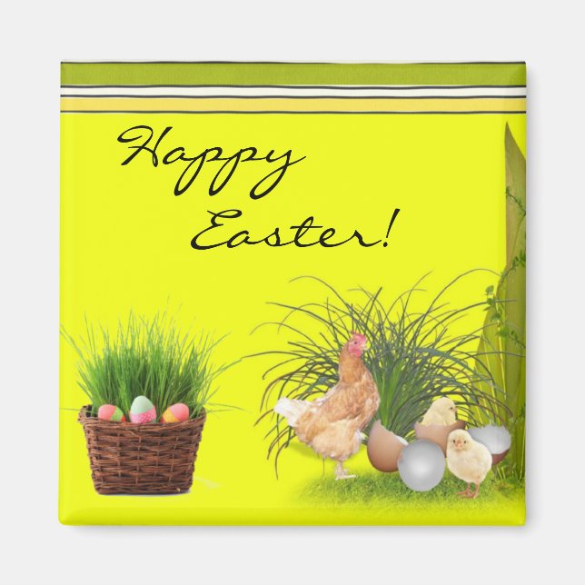 Happy Easter Magnet (Front)