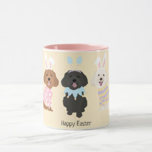 Happy Easter Maltipoo Dogs Mug
