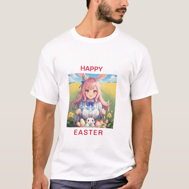 Happy Easter Men's T-shirt  (Front)