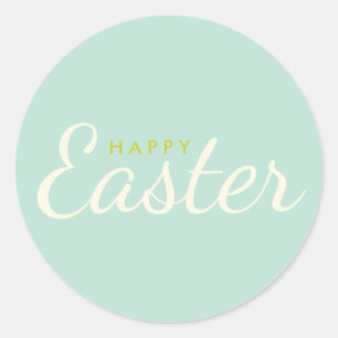 Happy Easter Mint Envelope Seal