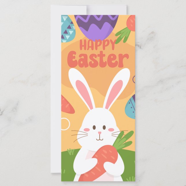 Happy Easter Money Holder Gift Card Chocolate Egg (Front)