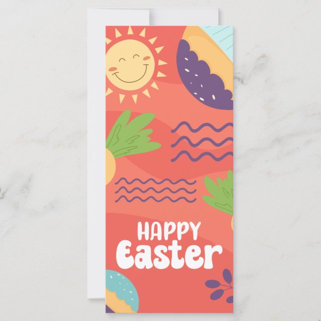 Happy Easter Money Holder Gift Card Chocolate Egg (Front)