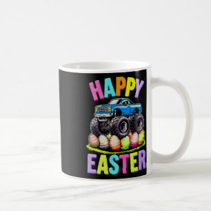 Happy Easter Monster Truck Colourful Egg Hunt Coffee Mug