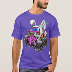 Happy Easter Monster Truck Easter Bunny Costume Eg T-Shirt