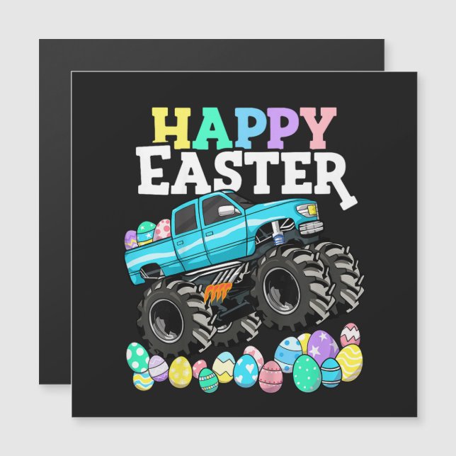 Happy Easter Monster Truck Easter Eggs (Front/Back)