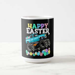 Happy Easter Monster Truck Easter Eggs Coffee Mug