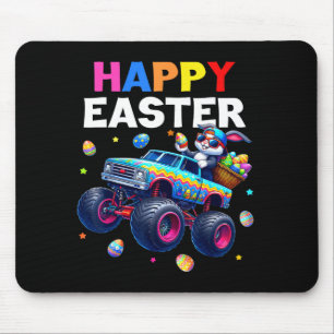 Happy Easter Monster Truck Easter Eggs for Toddler Mouse Mat