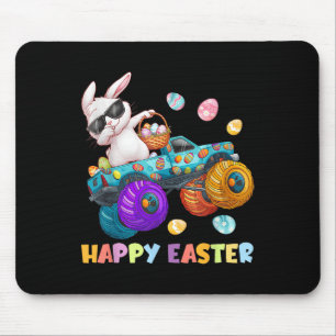 Happy Easter Monster Truck Easter Eggs Toddler Kid Mouse Mat