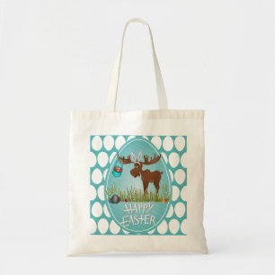 Happy Easter Moose - Tote Bag