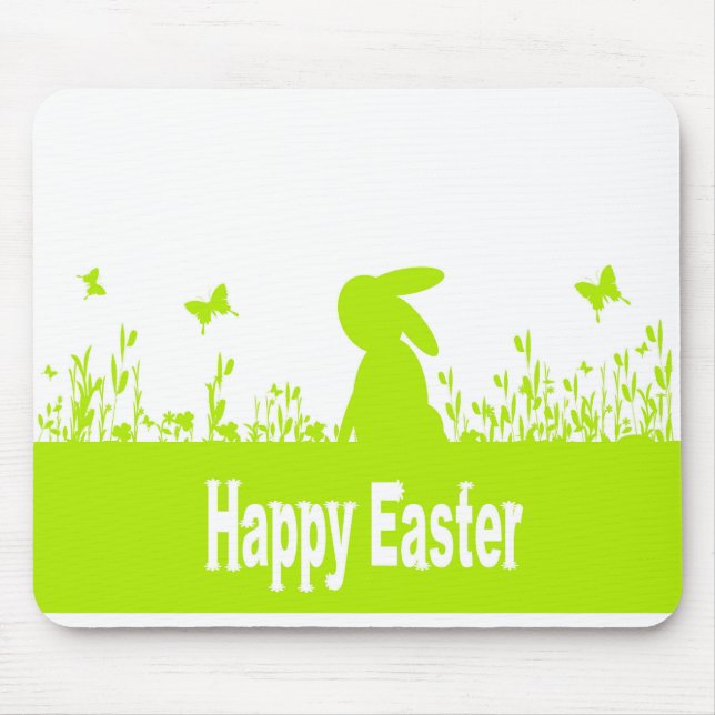 Happy Easter Mouse Mat (Front)