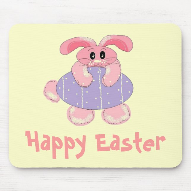 Happy Easter Mouse Mat (Front)