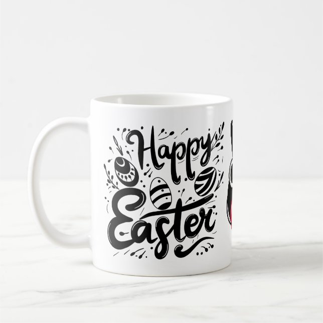 Happy Easter Mug: Celebrate Spring with Joy Coffee Mug (Left)